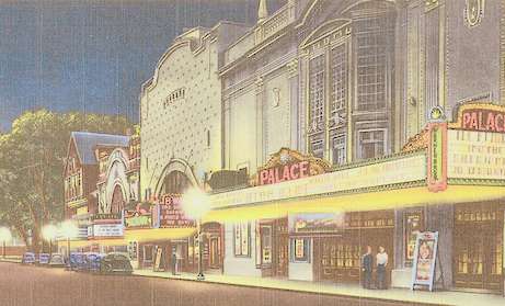 Theater Row in Lawrence, MA - ca. 1941