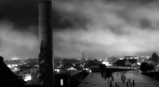 The Lowell skyline as featured in "A Fairy's Tale"