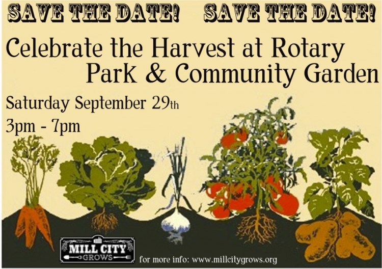 Mill City Grows Harvest Festival, Sept. 29 in Lowell!