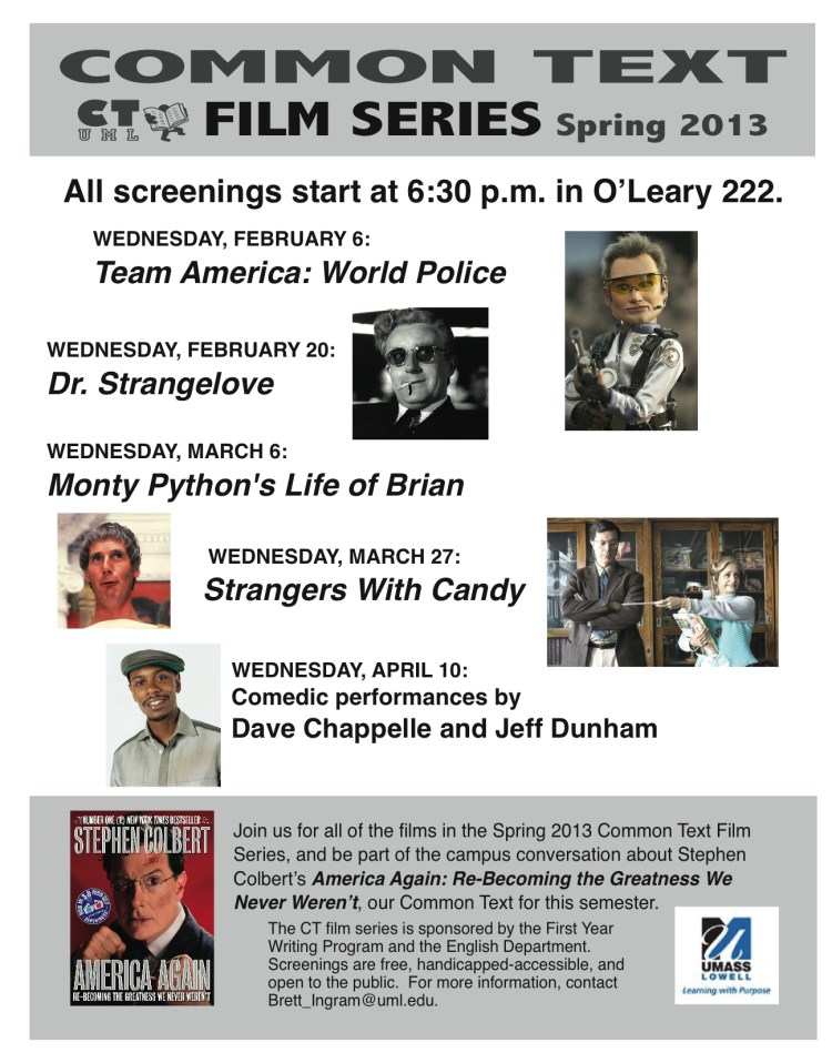 Spring 2013 Common Text Film Series