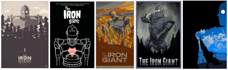 "The Iron Giant" poster fan art